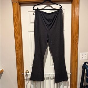 Induetime Maternity Wide Leg Women’s Pants in Charcoal Gray Size Large